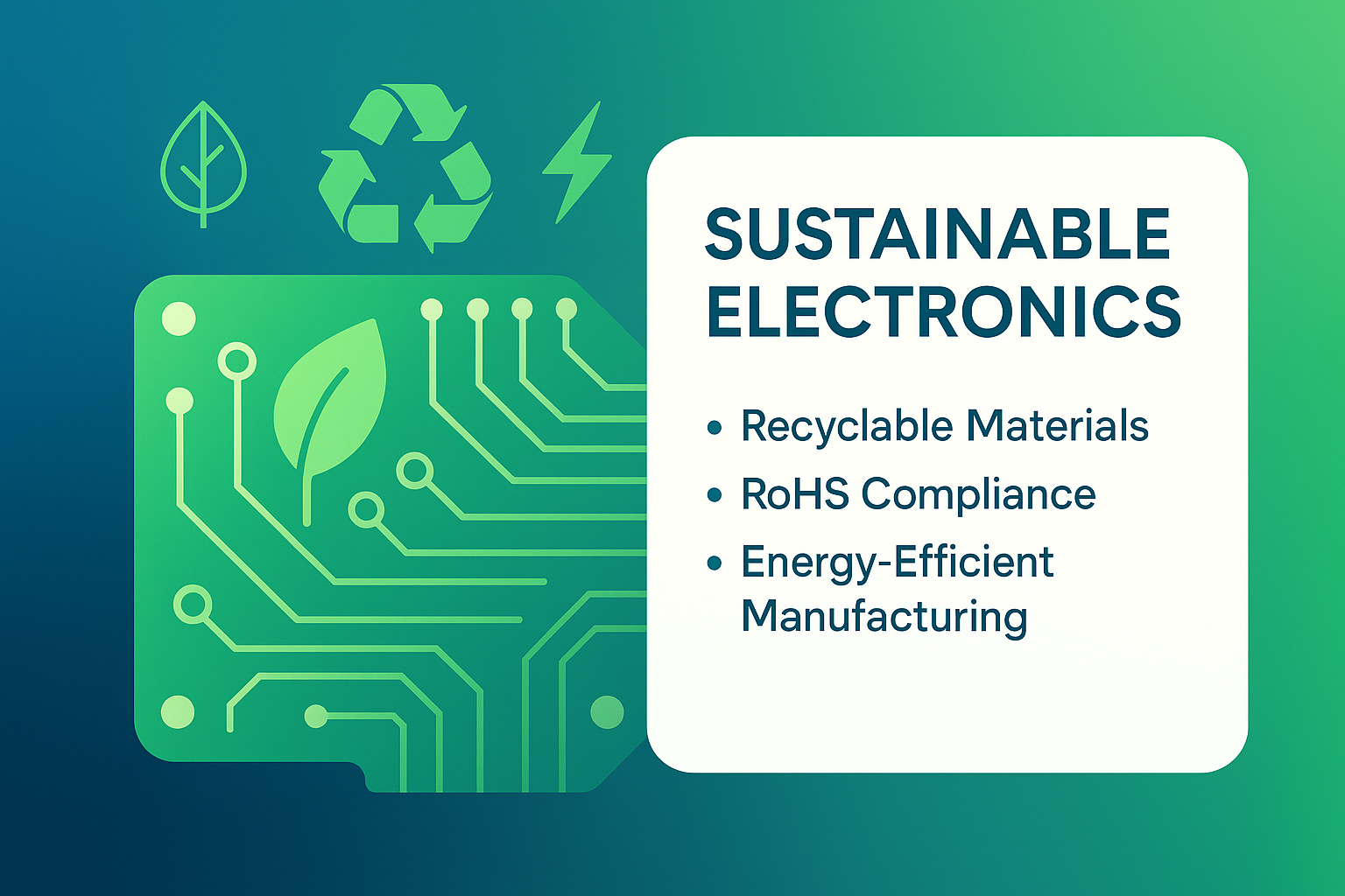 Sustainable Electronics